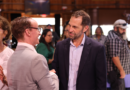 Attendees speak with recruiters and explore career opportunities during Congressman Jason Crow's annual job fair in Aurora, where more than 60 employers and community organizations connected with job seekers from across the region.